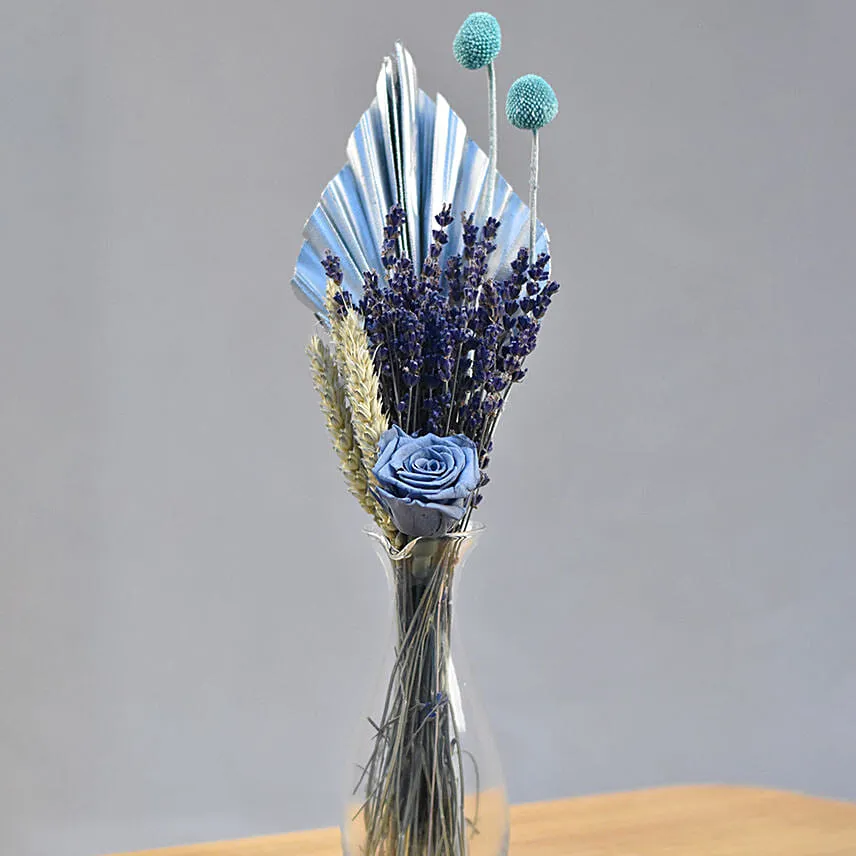 Hues of Blue Vase Arrangement