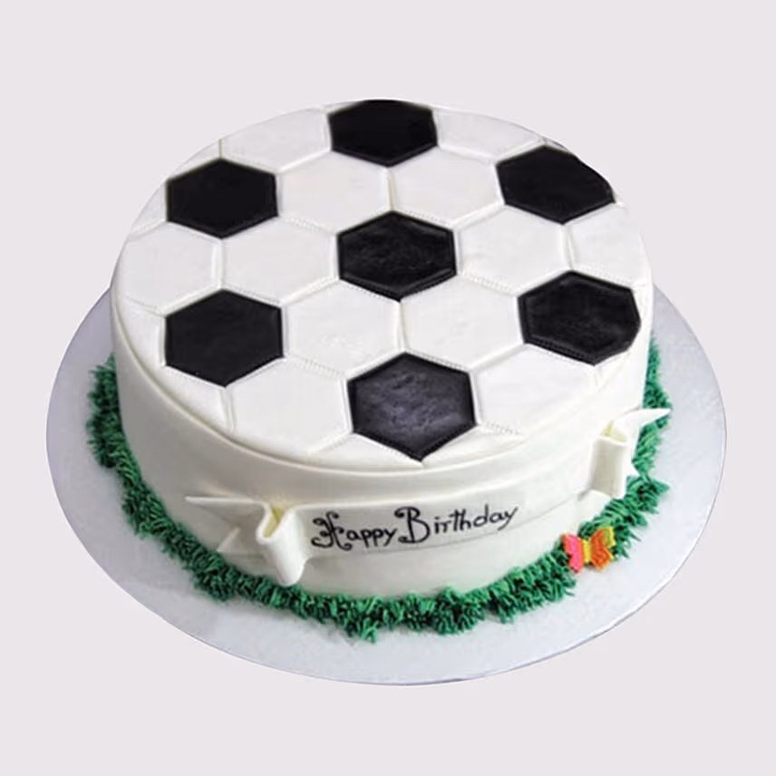 Delicious Football Black Forest Cake
