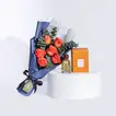 Kenooz EDP Perfume with Elegant Rose Hand Bouquet - Black Pearl