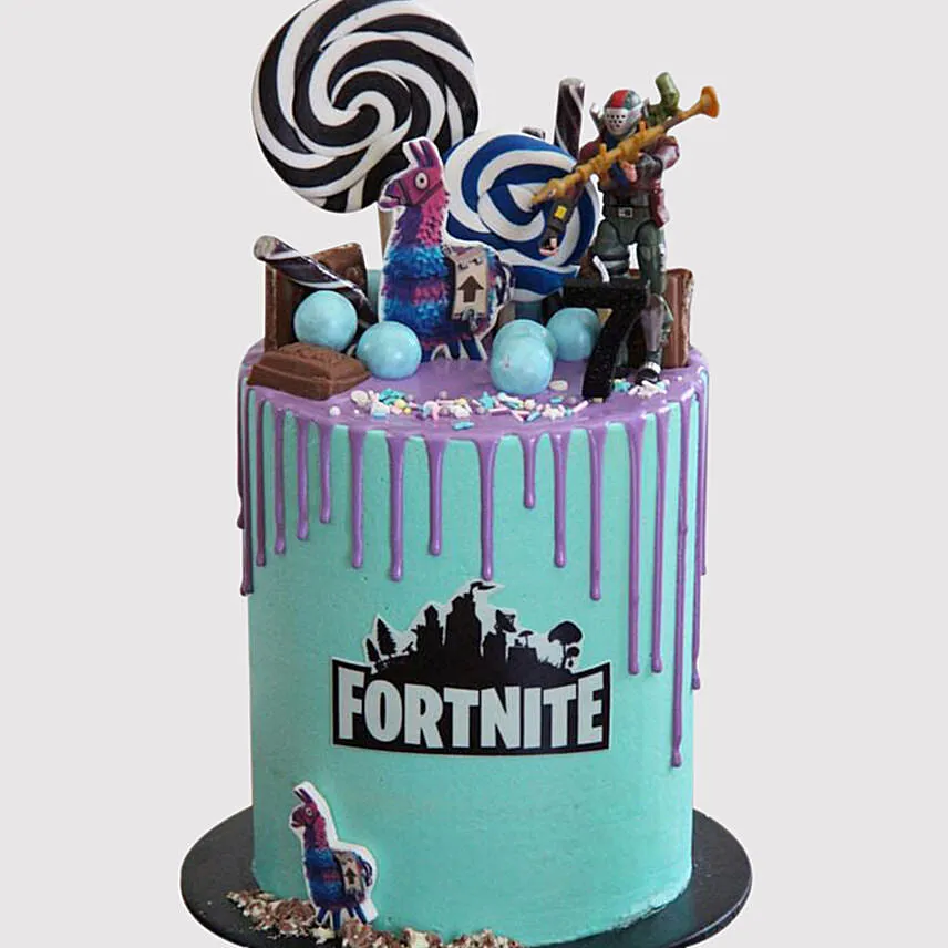 Fortnite Fondant Cake