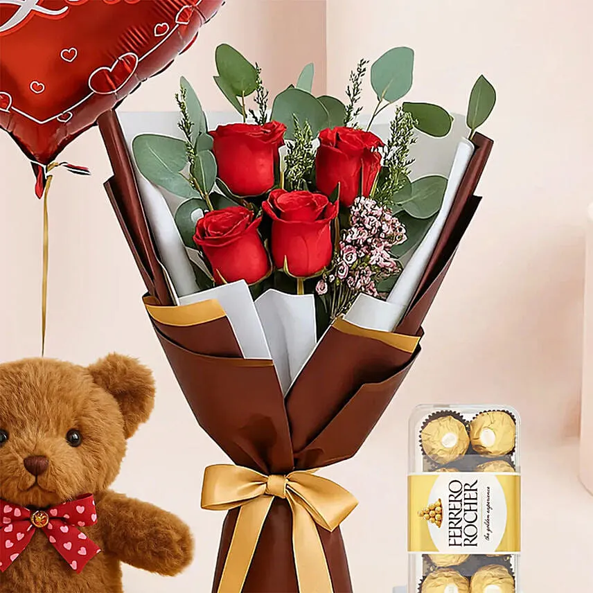 Adorable Love Gift Combo Arrangement