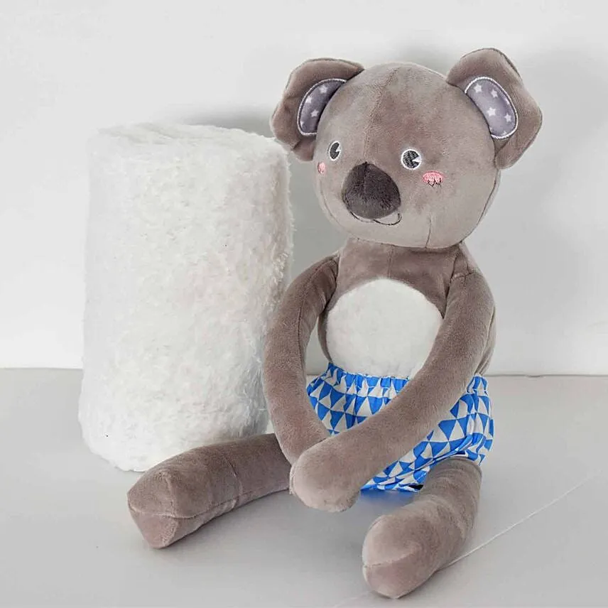 Kuala Soft Toy with Baby Blanket