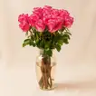 Purple Rose Charming Vase - Flowers