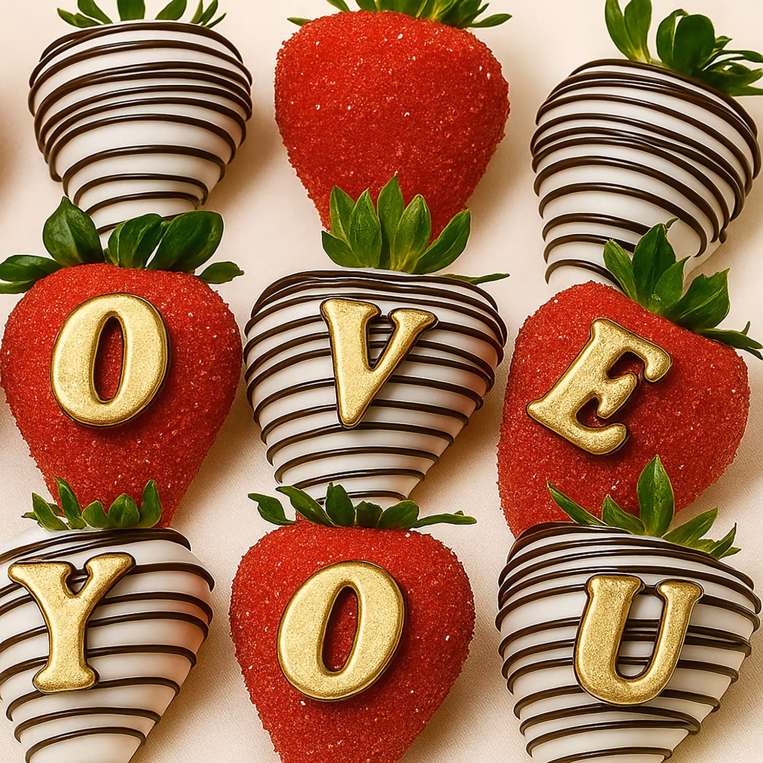 I Love You Chocolate Strawberries