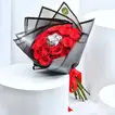 Luxurious Red Roses & Premium Chocolates Gift Bouquet