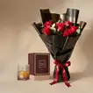 Heartfelt Love Combo: Luxurious Roses & Unisex Perfume