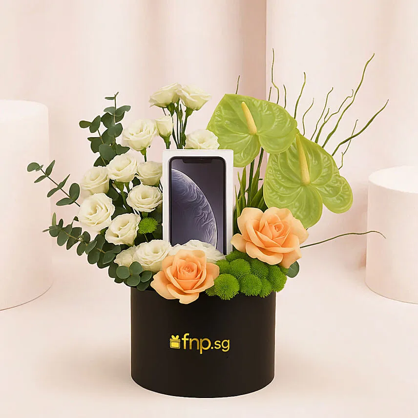 Apple Iphone 16 Pro 128GB White Titanium Gift WIth Flowers