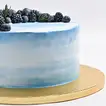Deliciously Elegant Sky Blueberry Vanilla Cake