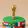 World Cup and Flags Chocolate Cake - 1 Kg