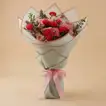 Exquisite Mixed Floral with Pink Carnations and Roses - Bouquet
