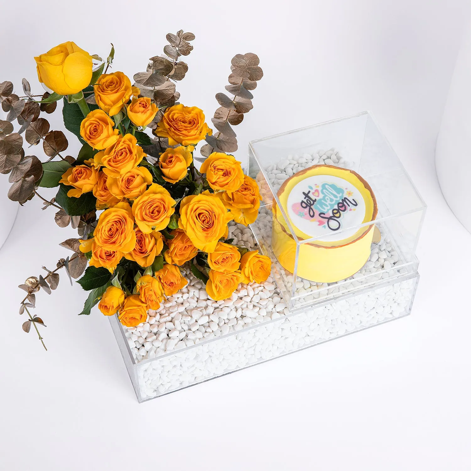 Elegant Vanilla Bloom Gift Box