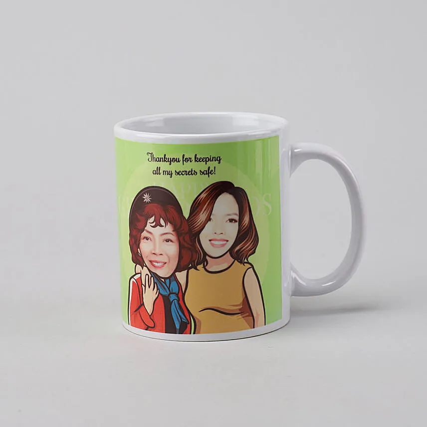 Thank you keeping all my secret personalised Mug