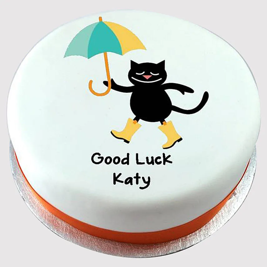 Adorable Good Luck Black Forest Cake