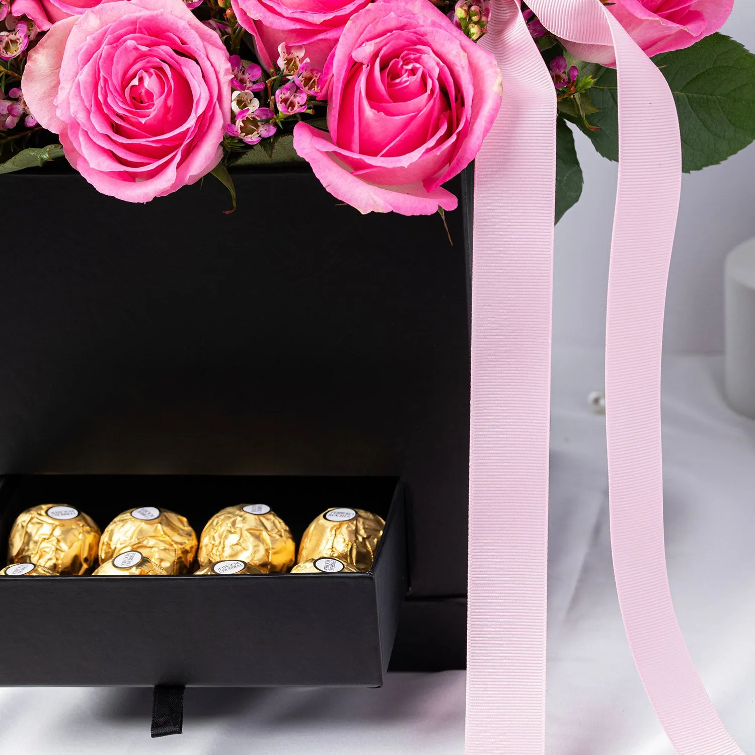 Teddy & Roses Hug Delight Box - Romantic Gift Set with Chocolates