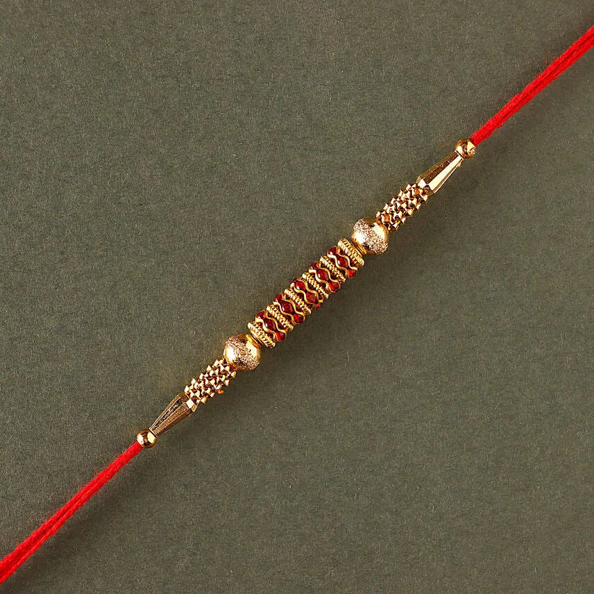 Sneh Sleek Mauli Rakhi & Ferrero Rocher Box