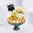 Elegant Umrah Gift: Floral Arrangement with Gourmet Chocolates
