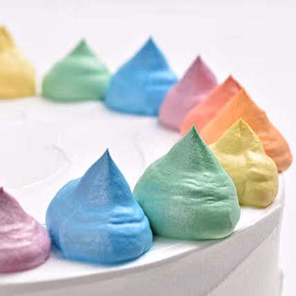Delightful Rainbow Surprise Cake - Perfect Vanilla Cream Indulgence