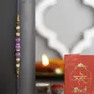 Ethnic Pearl Rakhi with Perfume