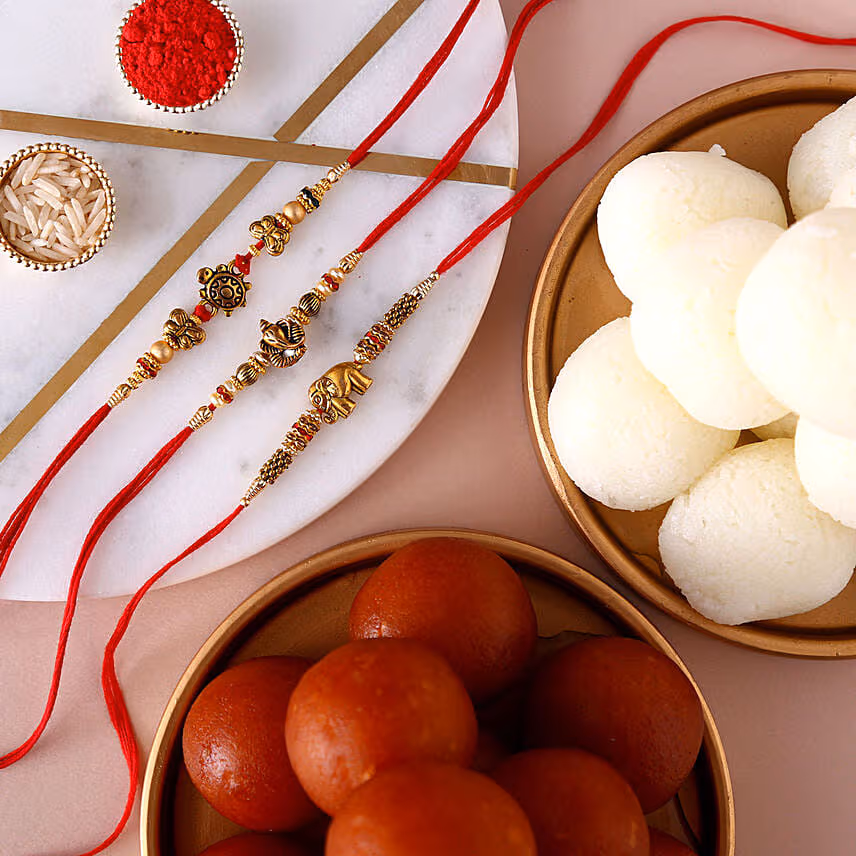 Sneh Feng Shui Rakhis & Sweets Tin