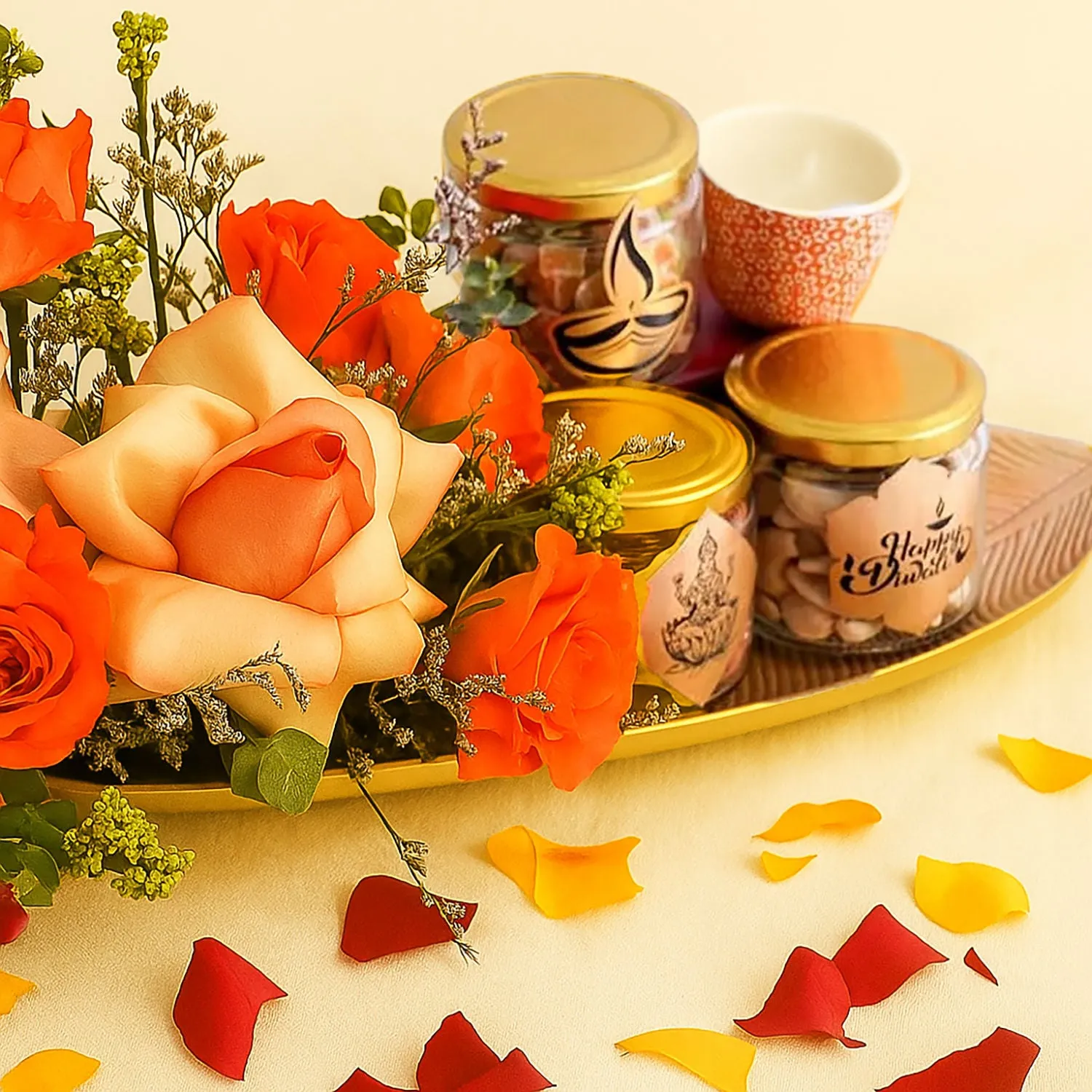 Diwali Joy Flowers n Nuts