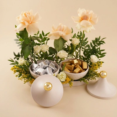 Chocolate and Flowers Gift Bouquet
