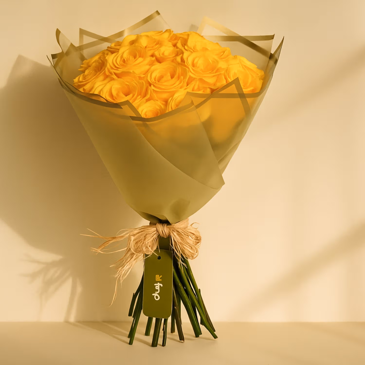 Elegant Eternal 20 Roses Bouquet - Peach Rose