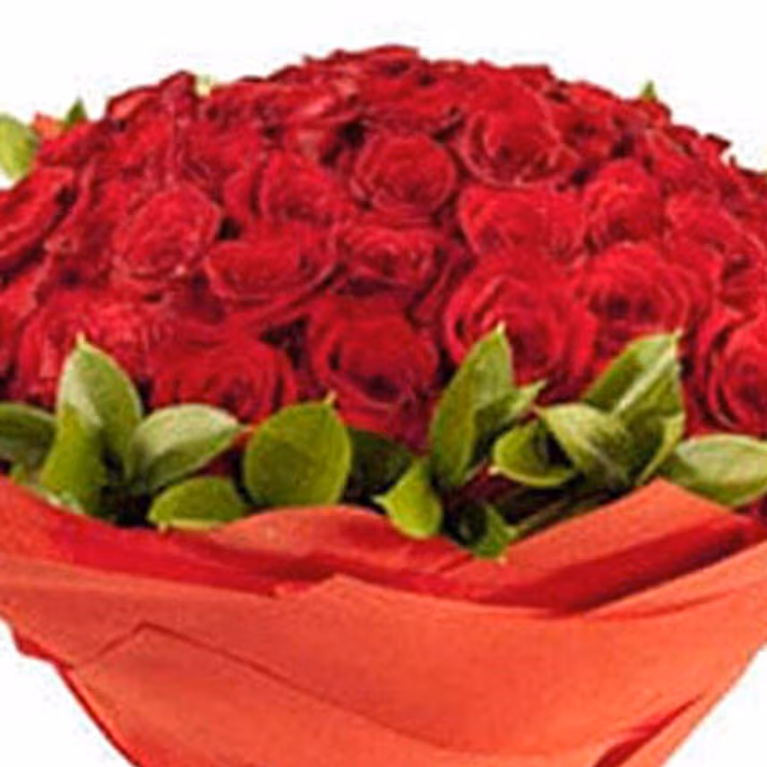 Elegant Bunch Of 50 Roses