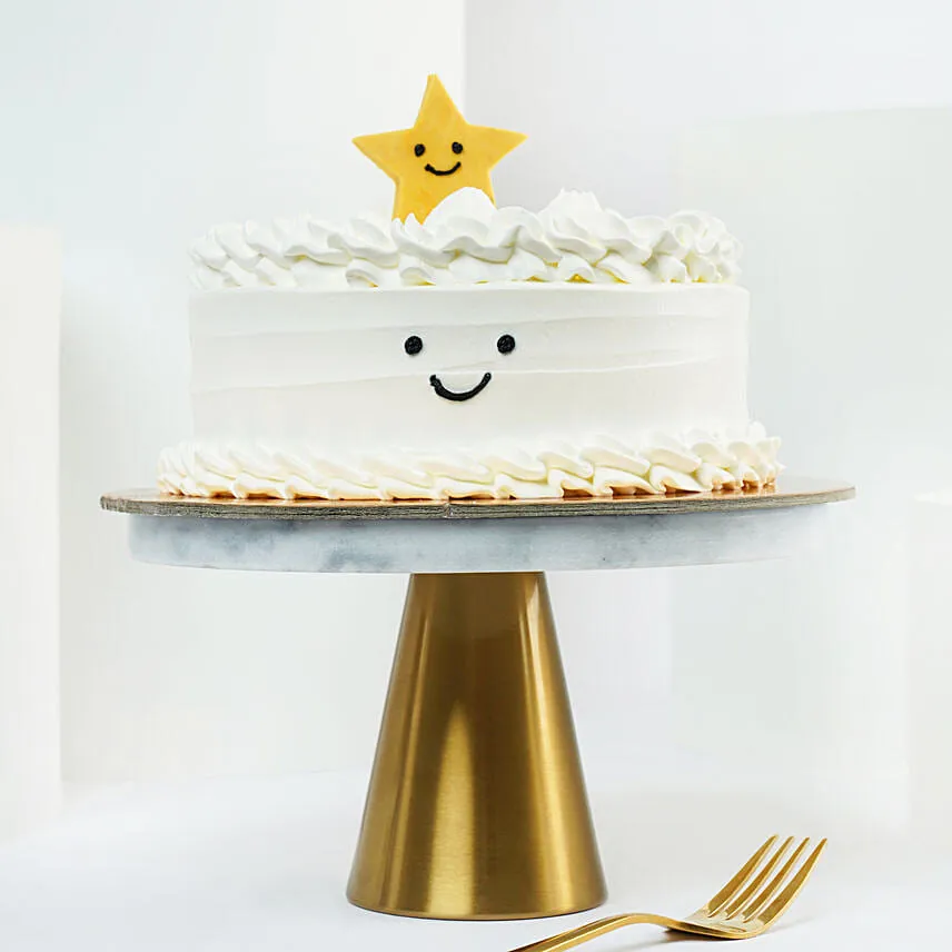 Smiling Star Marble Cake 4 Portion