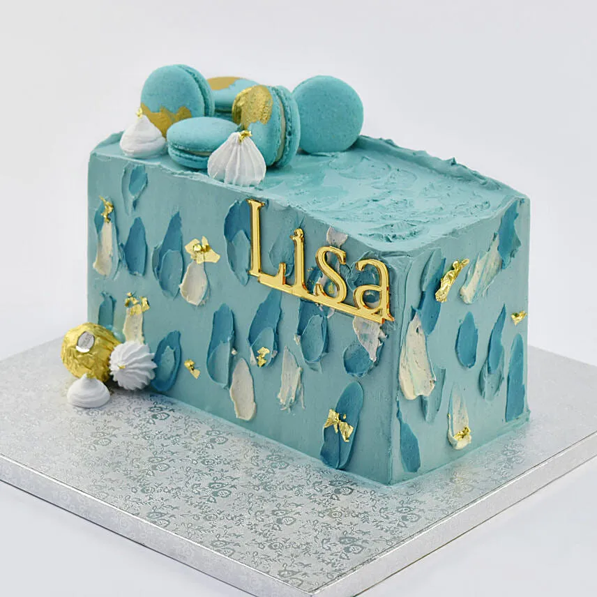 Celebration Delights Personalised Name Red Velvet Cake