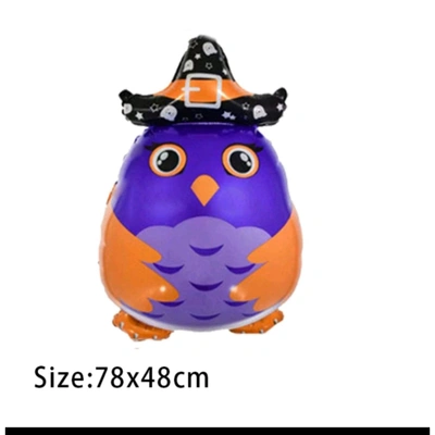 Halloween Owl Foil Balloon