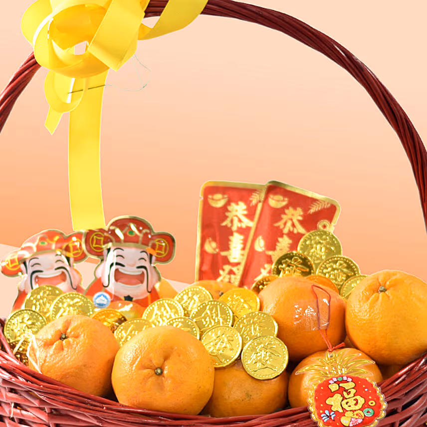 Chinese New Year Special Oranges Basket