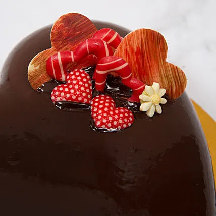 Decadent Triple Choco Heartbeat Mousse Cake