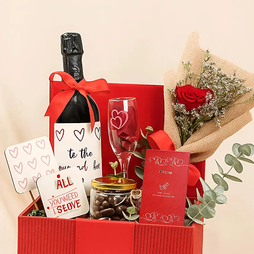 Red Romance Luxury Valentines Hamper