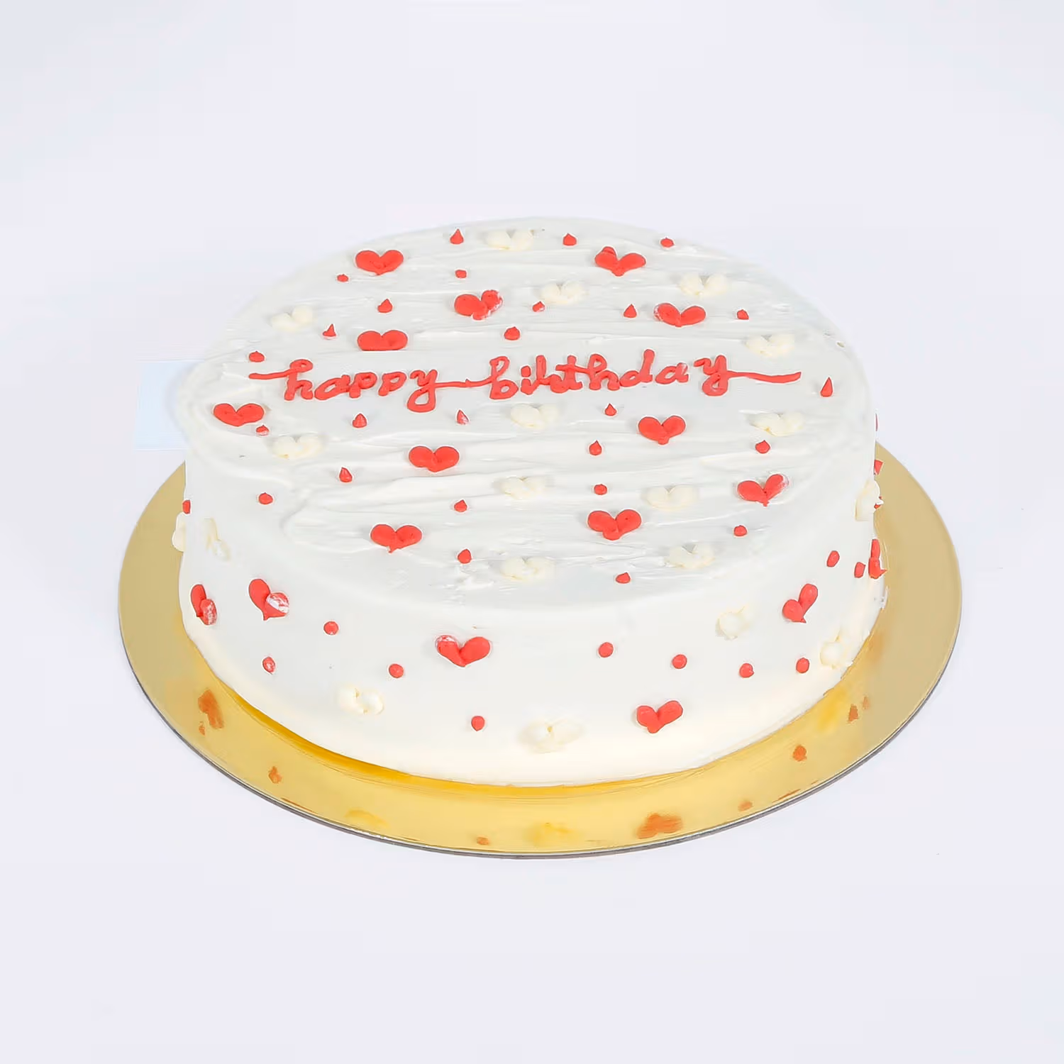 Charming Little Heart Red Velvet Cake - Perfect for Birthdays