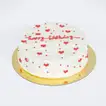 Charming Little Heart Red Velvet Cake - Perfect for Birthdays
