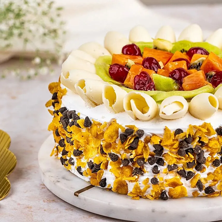 Fruit Overload Cake Half Kg Eggless