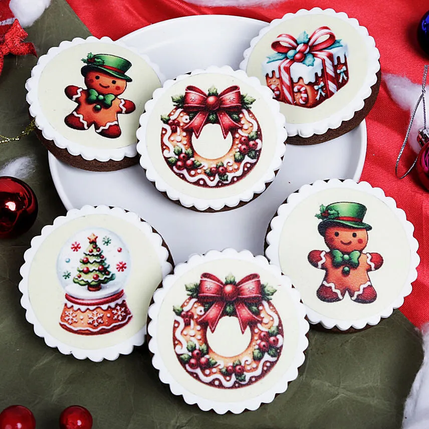 Christmas Cookies 6 Pcs