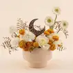 Ramadan White Flowers in Creamy Vase
