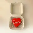 Heart-Shaped Love Red Velvet Cake - 200g Delight