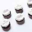Delicious Chocolate 'Congrats' Cupcakes - Box of 6