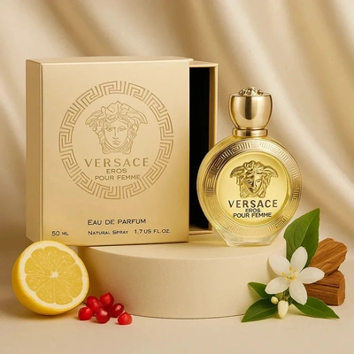 عطر فيرزاتشي إيروس بور فيميه 50 مل - عطر زهري خشبي مسك آسِر