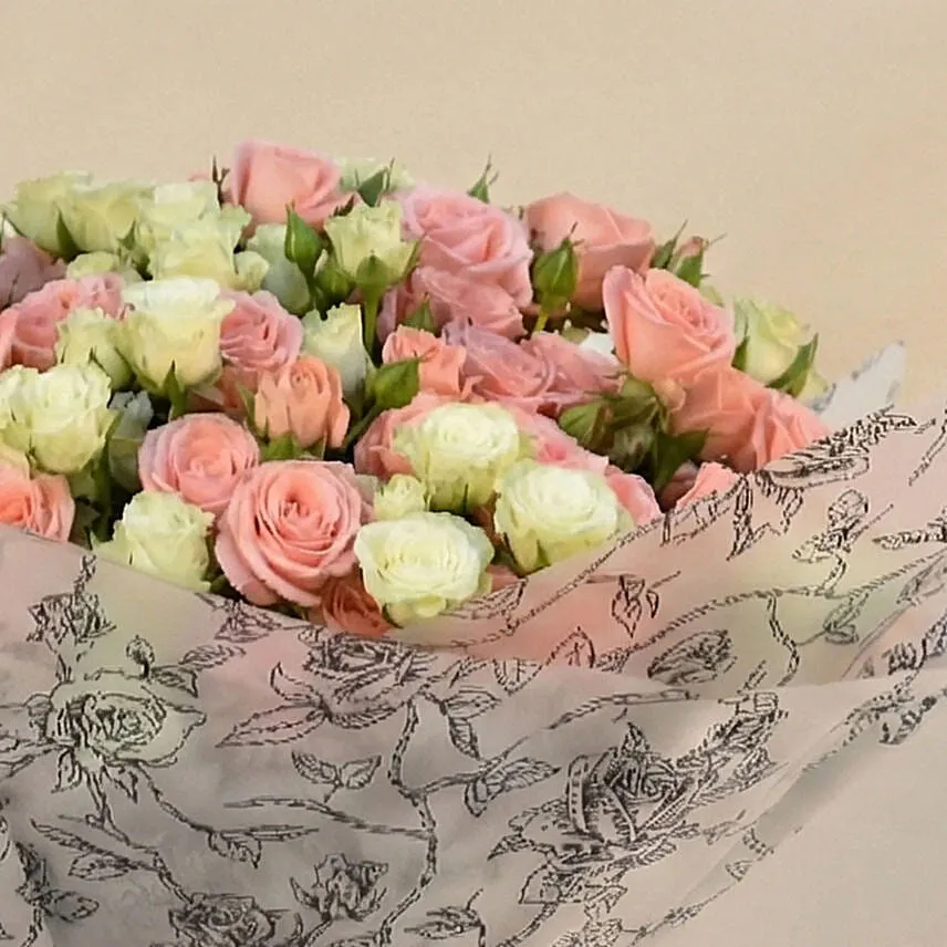 Joy of Love Spray Roses Bouquet for Valentine's Day