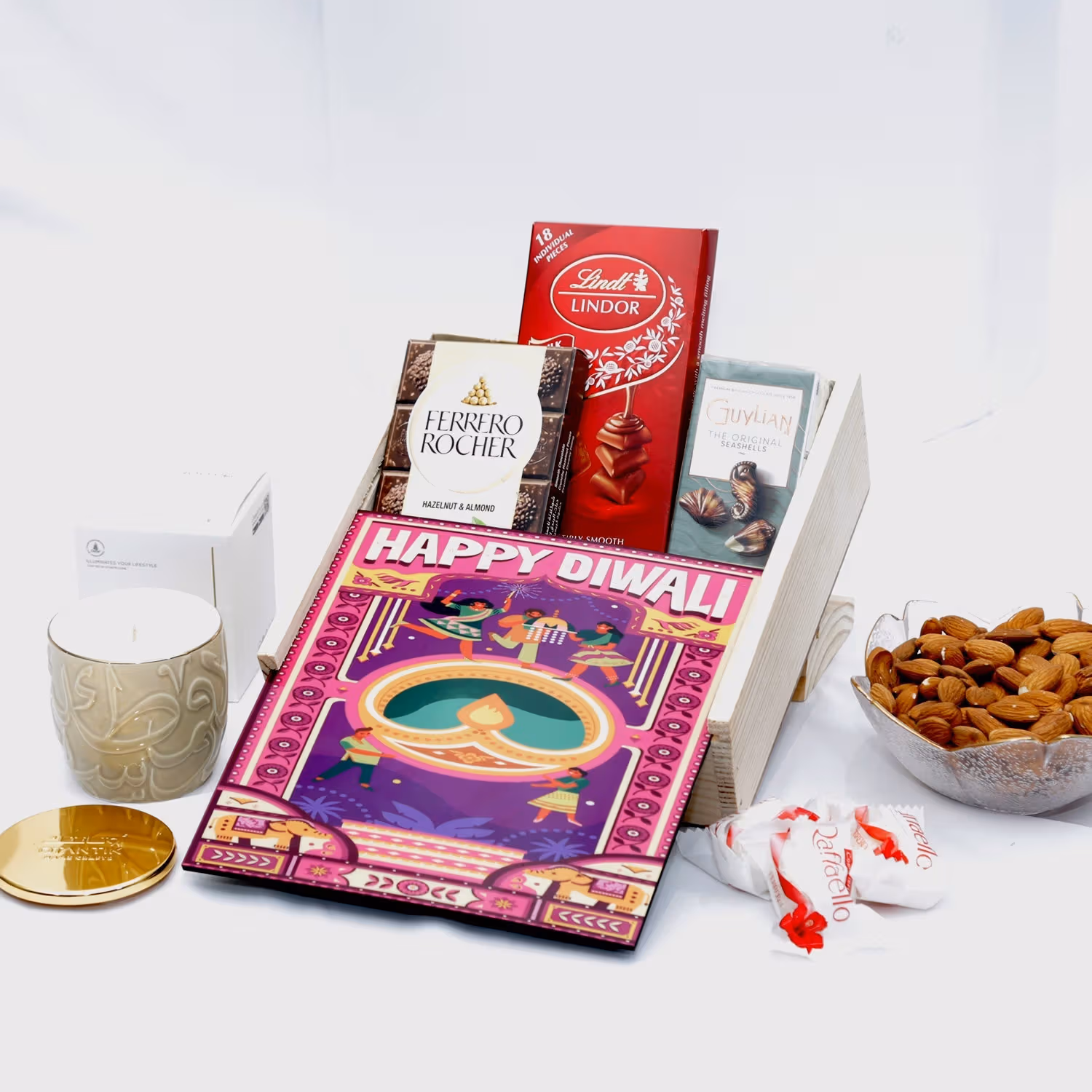 Assorted Treats & Diya Diwali Hamper
