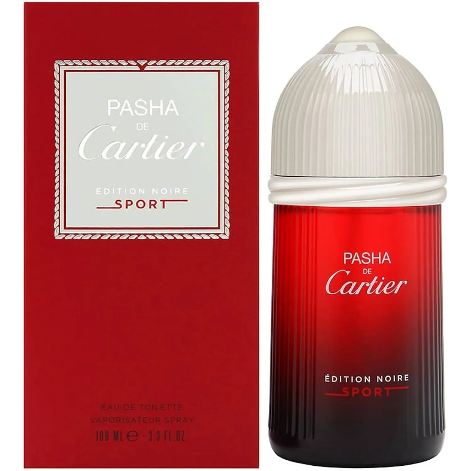 Pasha de Cartier Edition Noire Sport 100 Ml EDT for Men - Exquisite Woody Aromatic Fragrance