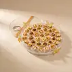 Elegant White Rose Bouquet & Gourmet Nut Tart Tray - Combos