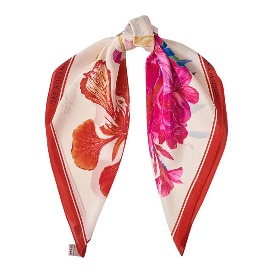 Lumena Maison UAE Botnicals Silk Scarf