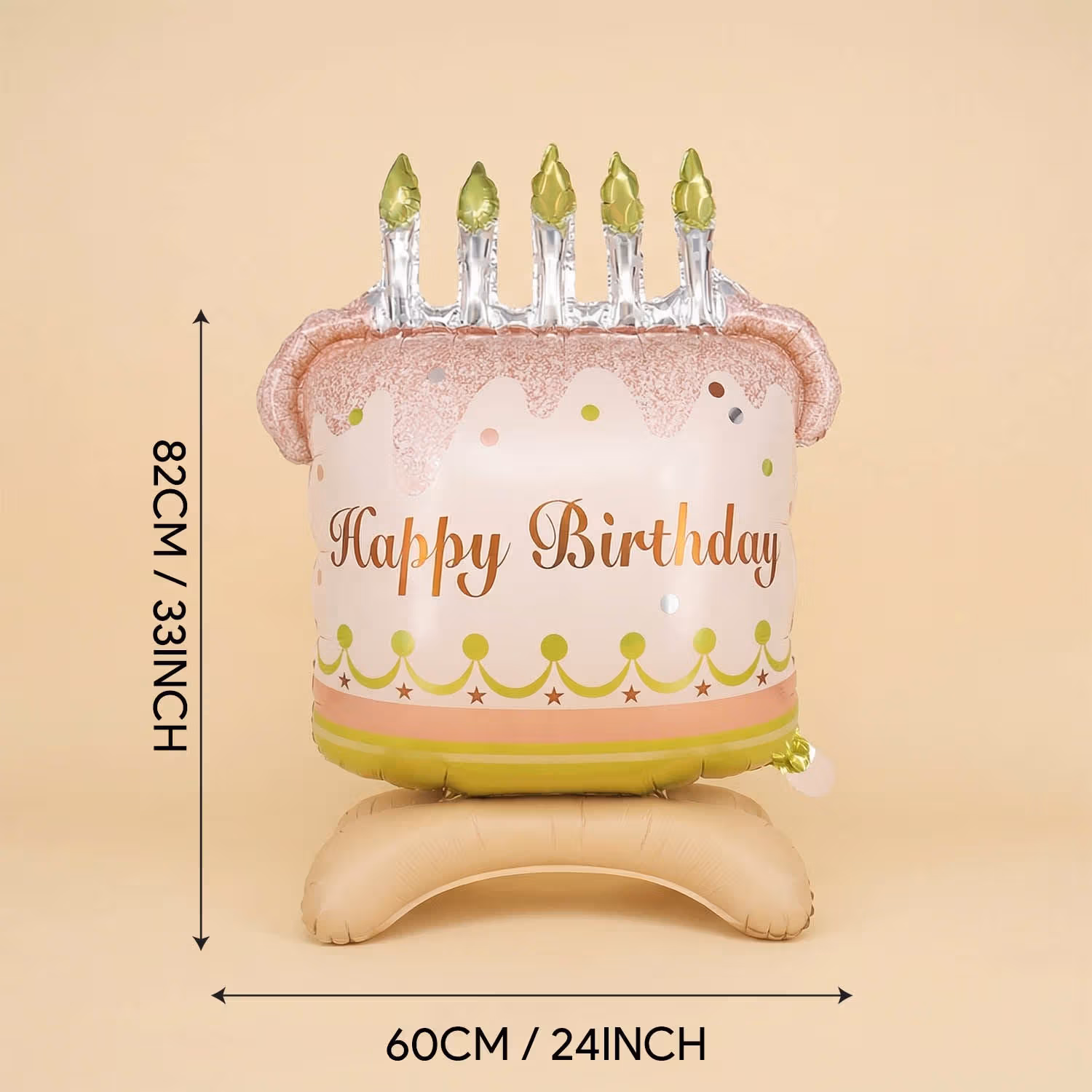Birthday Cake Foil Balloon