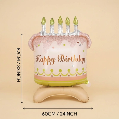 Birthday Cake Foil Balloon
