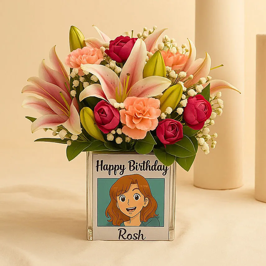 Personalise Your Ghibli Birthday Flowers