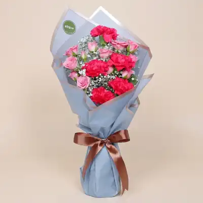 Velvet Touch Floral Bouquet - Elegance in Every Petal